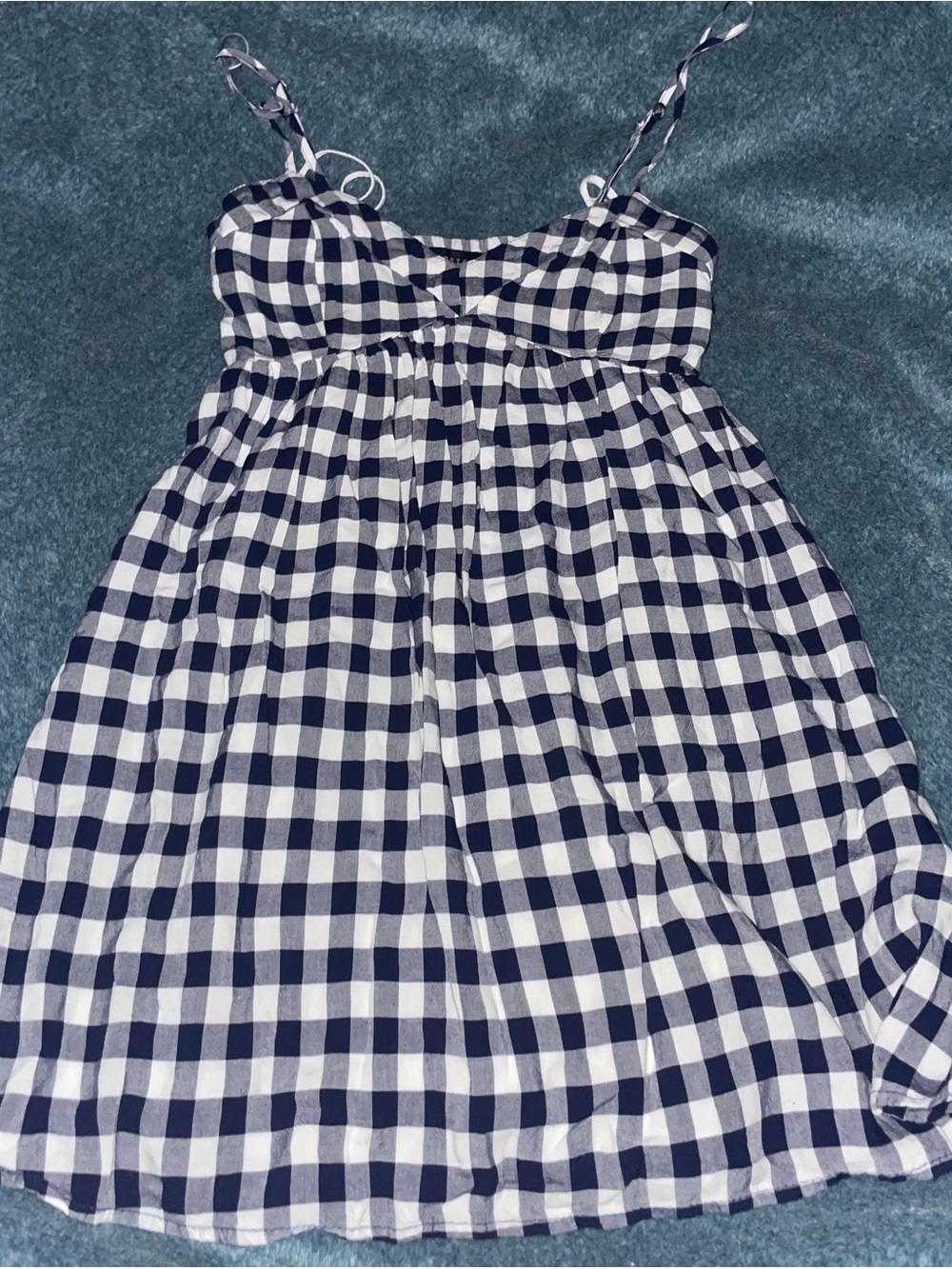 NYC Navy and White Gingham Sundress for Girls